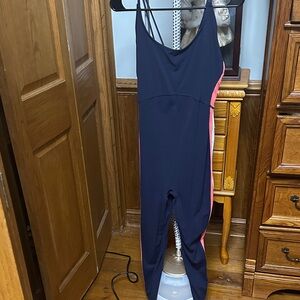 Elegant Navy and Pink Women's Jumpsuit